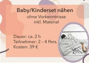 Nähen für's Baby lernen für Anfänger